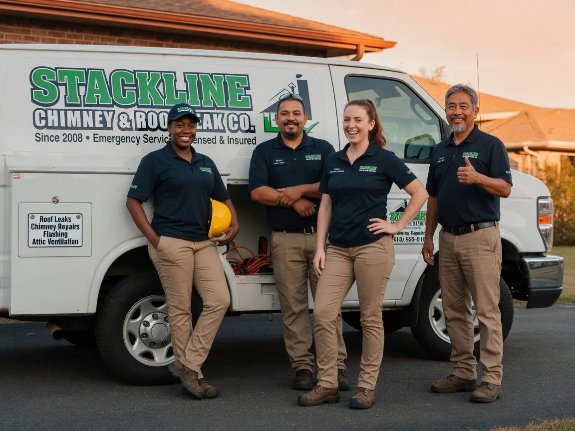 Chimney flashing repair company in Milan, PA